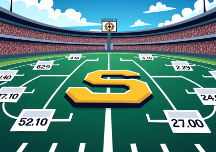 Group of Six Teams Eye Playoff Spot in 2026 College Football — AI-generated editorial illustration