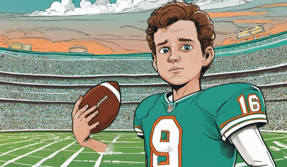 Malik Willis: Miami Dolphins’ Unproven QB Ready to Lead — AI-generated editorial illustration