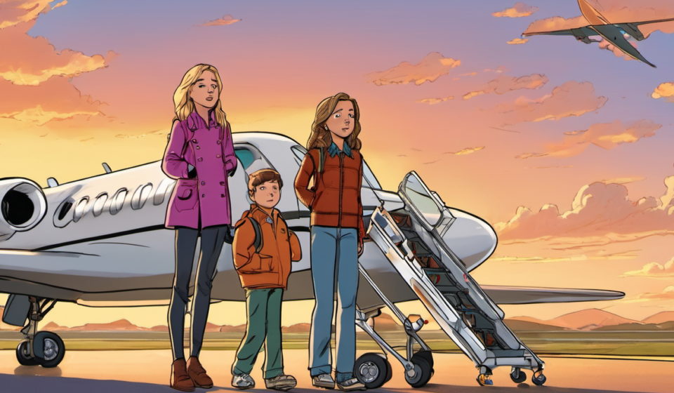 Sydney Sweeney Meets Scooter Braun’s Kids: A New Chapter — AI-generated editorial illustration