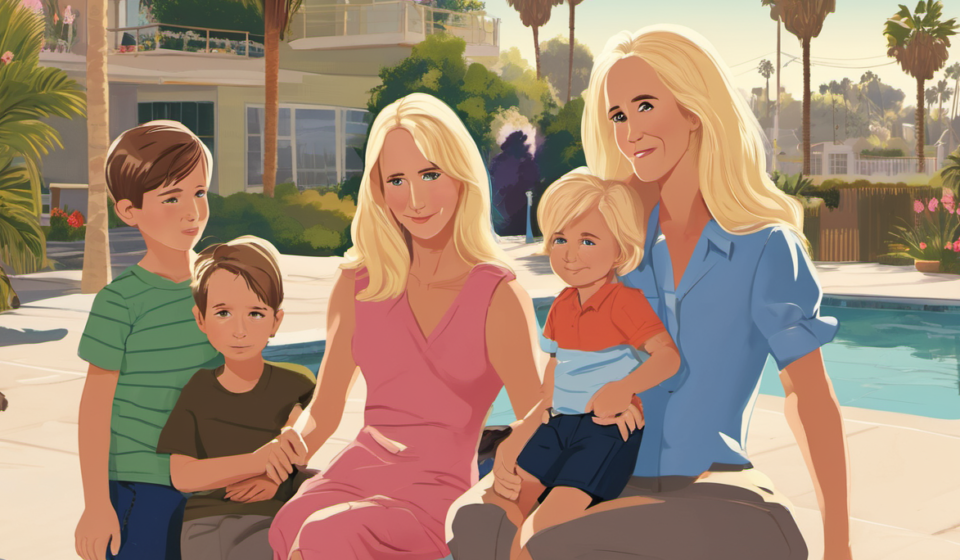 Kim Richards’ Kids Stay Close Despite Recent Struggles — AI-generated editorial illustration