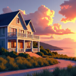 Alec Baldwin Slashes Price to Sell Historic Hamptons Home — AI-generated editorial illustration