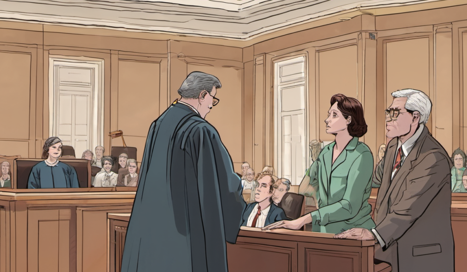 McKenna West Seeks Texas Court Order to Protect Baby Gabriel’s Care — AI-generated editorial illustration