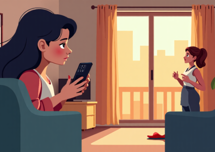 Khadijah Haqq Relying on Friends Amid Divorce Financial Strain — AI-generated editorial illustration