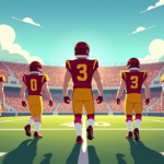 USC Races Ahead: Riley Sets Record with Five Freshman Starters — AI-generated editorial illustration