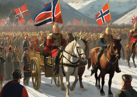 Norway’s King Harald Dies at 89, Crown Prince Haakon to Succeed — AI-generated editorial illustration