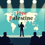 Oscars 2026: FCC Receives Complaints Over Bardem’s ‘Free Palestine’ Speech — AI-generated editorial illustration