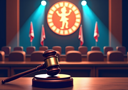 Chris Brown’s Legal Battle Over Tour Money Hits a Roadblock — AI-generated editorial illustration