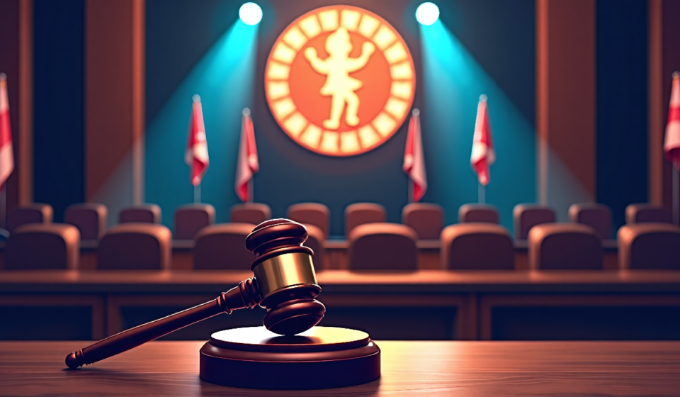 Chris Brown’s Legal Battle Over Tour Money Hits a Roadblock — AI-generated editorial illustration