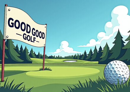 Good Good Golf Pulls Out of PGA Event After Callaway Ad Fallout — AI-generated editorial illustration