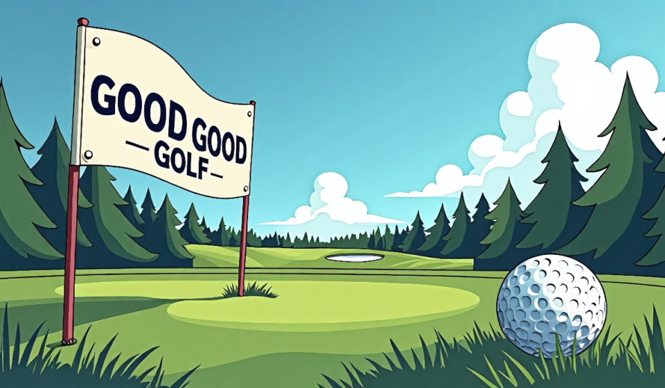 Good Good Golf Pulls Out of PGA Event After Callaway Ad Fallout — AI-generated editorial illustration