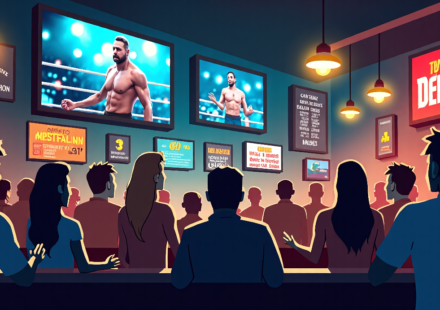Hulk Hogan’s New NYC Sports Bar Near MSG Set to Open — AI-generated editorial illustration