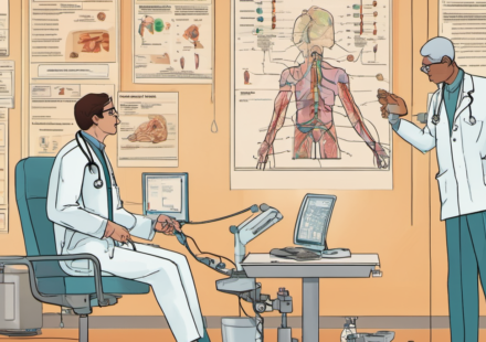 AI Outshines Human Doctors, But Who’s Next? — AI-generated editorial illustration