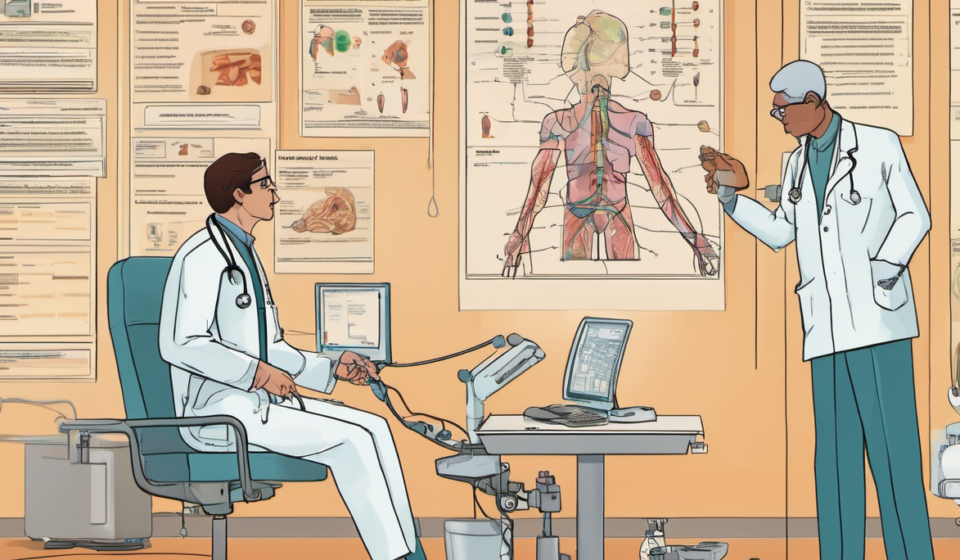 AI Outshines Human Doctors, But Who’s Next? — AI-generated editorial illustration