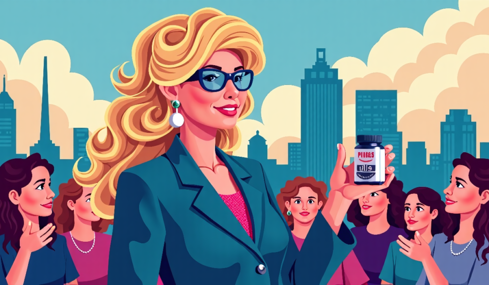 Dolly Parton’s Bold Move: Offering Experimental Cancer Drugs to Fans — AI-generated editorial illustration