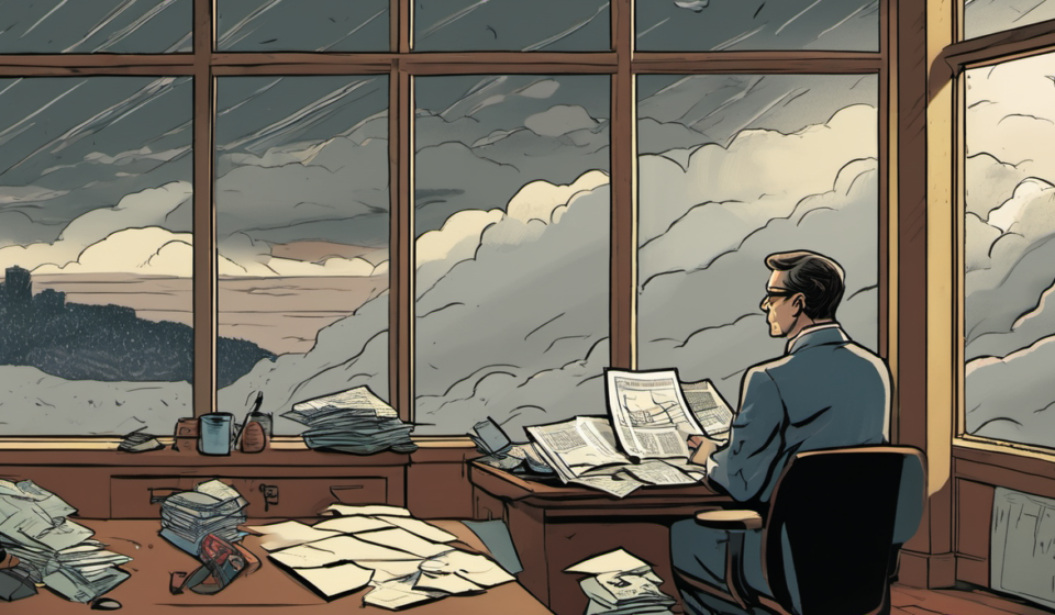 David Booth’s Calm‑Crisis Investing Wisdom for 2024 — AI-generated editorial illustration