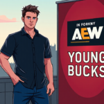 Nick Jackson Reflects on The Young Bucks’ Rise Ahead of AEW All In London — AI-generated editorial illustration