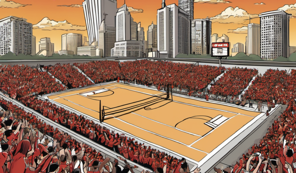 Texas vs. Nebraska Volleyball: Decade‑Long Rivalry Returns to Las Vegas — AI-generated editorial illustration