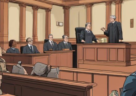 Sandusky Court Date Set After Accuser Recants Allegations — AI-generated editorial illustration