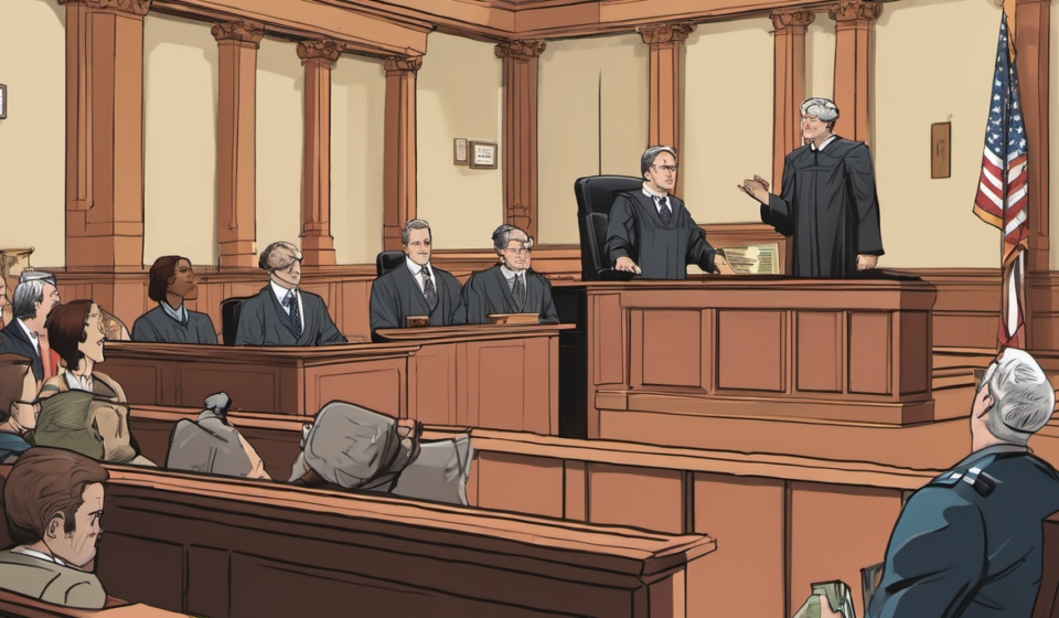 Sandusky Court Date Set After Accuser Recants Allegations — AI-generated editorial illustration