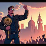 Kris Statlander Surprises London, Captures EVE Title at All In — AI-generated editorial illustration