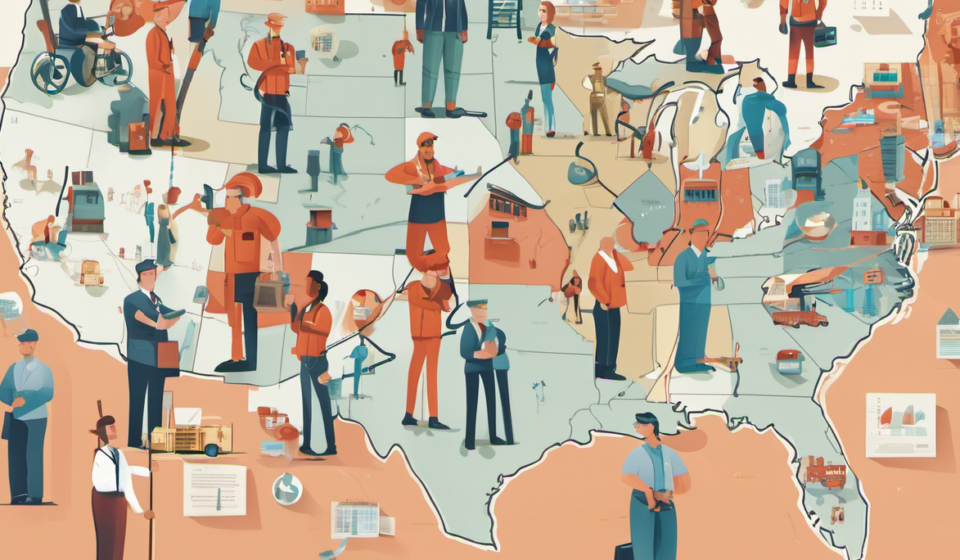 Fastest‑Growing U.S. Jobs: Which Careers Will Boom Next Decade — AI-generated editorial illustration