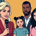 Megyn Kelly Critiques Kim Kardashian & Kanye West’s Parenting of North West — AI-generated editorial illustration