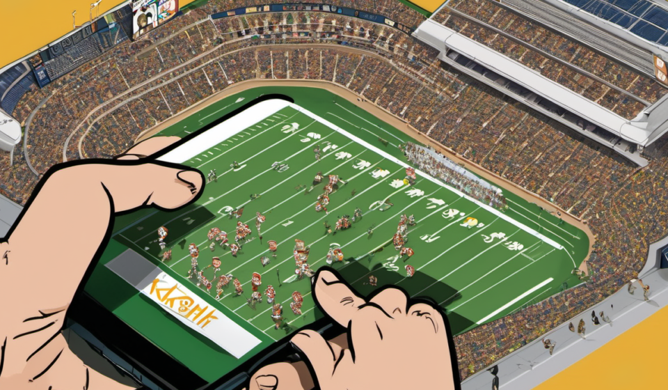Kalshi Promo Code FOXSPORTS: $25 Bonus for College Football Week 0 — AI-generated editorial illustration
