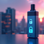 Juul Launches New Device with Built‑In Age Verification — AI-generated editorial illustration