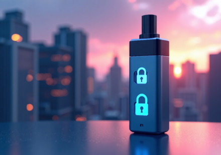Juul Launches New Device with Built‑In Age Verification — AI-generated editorial illustration