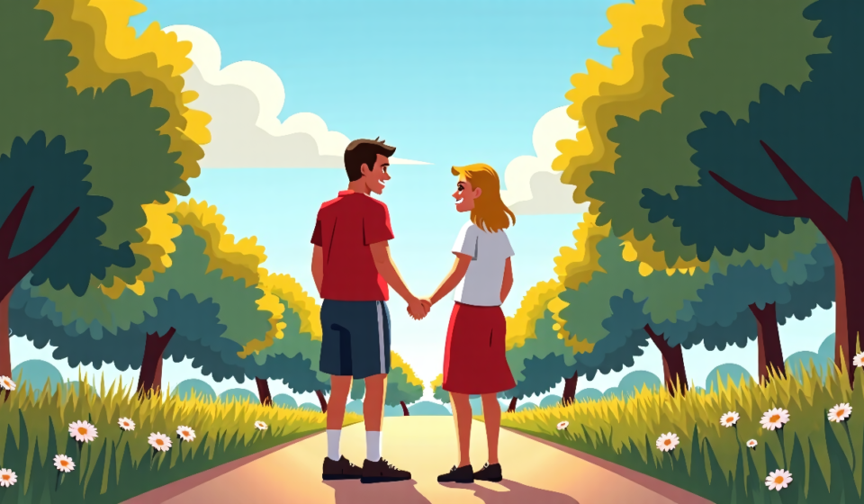 A Chance Encounter in Austin Revives a Former Football Star — AI-generated editorial illustration