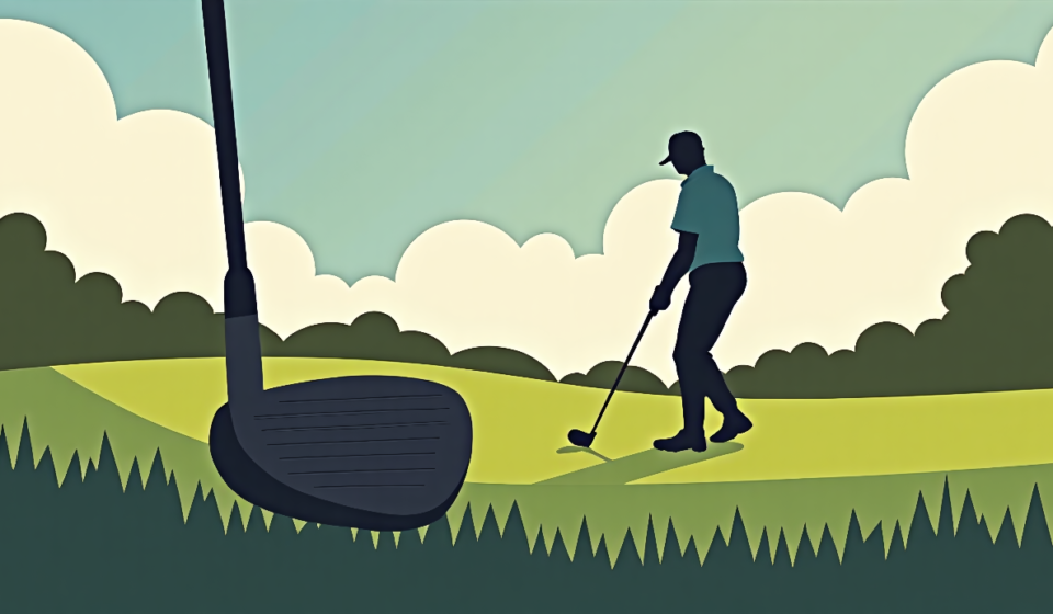 Callaway and Good Good Golf Face Backlash Over Violent Ad — AI-generated editorial illustration