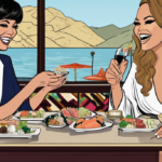 Kris Jenner and Mariah Carey Share a Night of Sushi at Nobu Malibu — AI-generated editorial illustration