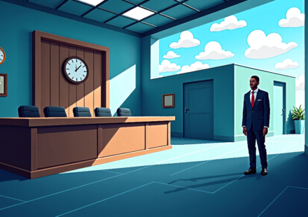 ICE Holds Milo Yiannopoulos as Jury Delays Verdict on Clancy Case — AI-generated editorial illustration