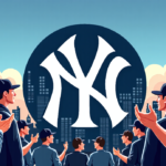 Yankees Secure Game 1 Victory in Crucial AL East Showdown — AI-generated editorial illustration