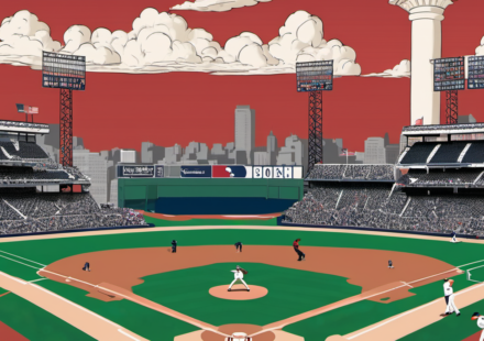 Yankees’ Vulnerability: A Tight AL East Race with the Red Sox — AI-generated editorial illustration