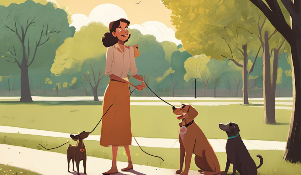 Celebs Celebrate National Dog Day With Adorable Pooch Smooches — AI-generated editorial illustration