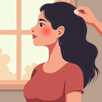 Teddi Mellencamp Reveals Regrown Hair During Cancer Treatment — AI-generated editorial illustration