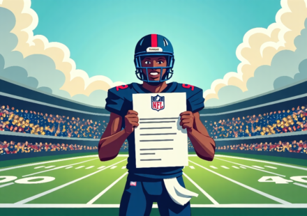SEC, Big Ten Eye Self‑Governance as LSU Tests NFL Recruiting Rule — AI-generated editorial illustration