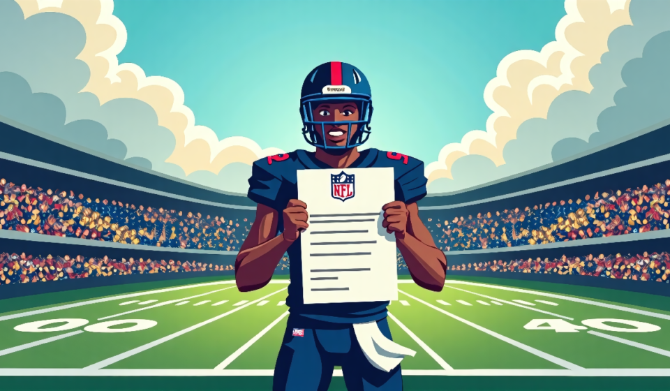 SEC, Big Ten Eye Self‑Governance as LSU Tests NFL Recruiting Rule — AI-generated editorial illustration