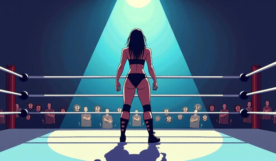 Kelani Jordan Calls for NXT Heatwave Main Event Spotlight — AI-generated editorial illustration