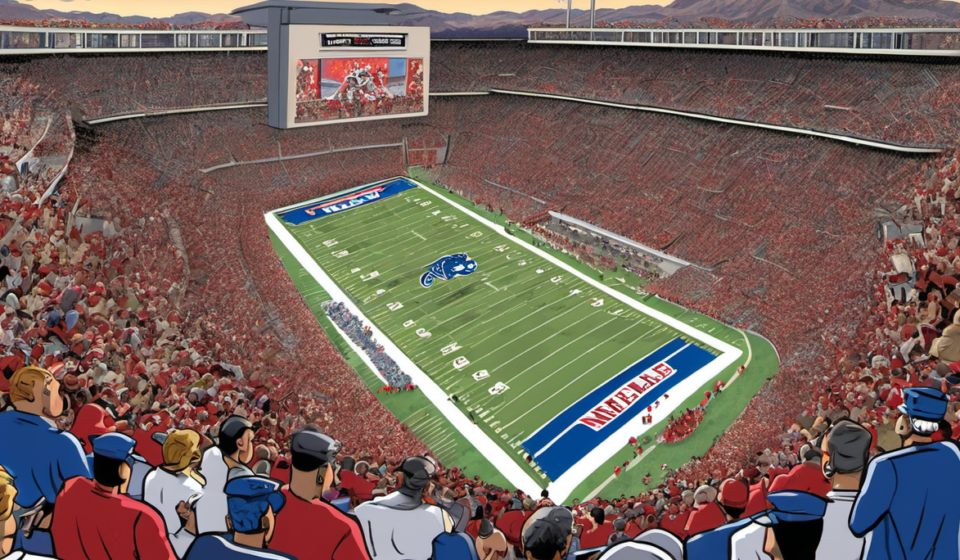 Memphis vs. UNLV: Where to Watch the Saturday Night Showdown — AI-generated editorial illustration