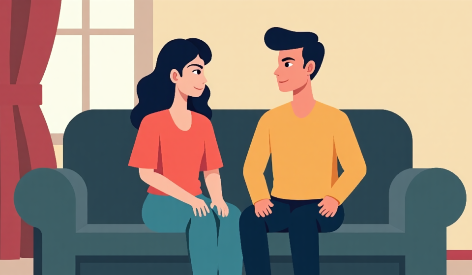 When Quiet Quitting Signals Emotional Check‑Out in Marriage — AI-generated editorial illustration