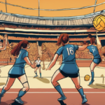 Nebraska Volleyball Aims to Reclaim Glory After Elite Eight Exit — AI-generated editorial illustration