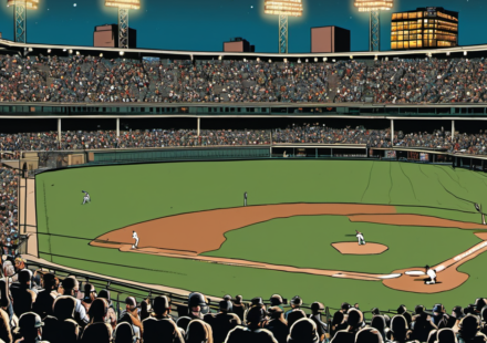 Braves Sweep Dodgers in Pitching Duel, Chris Sale Dominates — AI-generated editorial illustration