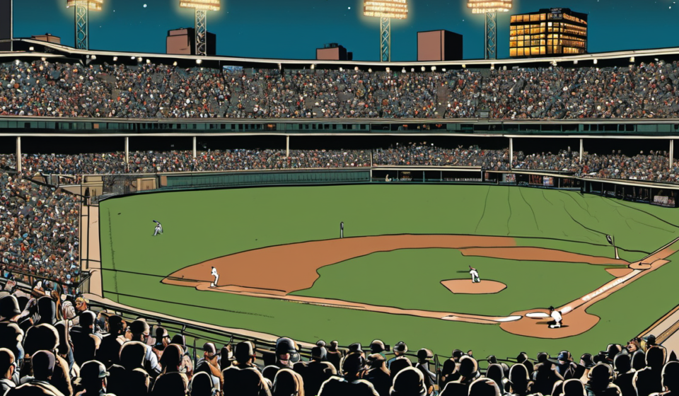 Braves Sweep Dodgers in Pitching Duel, Chris Sale Dominates — AI-generated editorial illustration