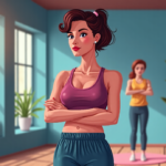 Bunnie XO Shows Off Abs After Divorce, Stuns in Tiny Crop Top — AI-generated editorial illustration