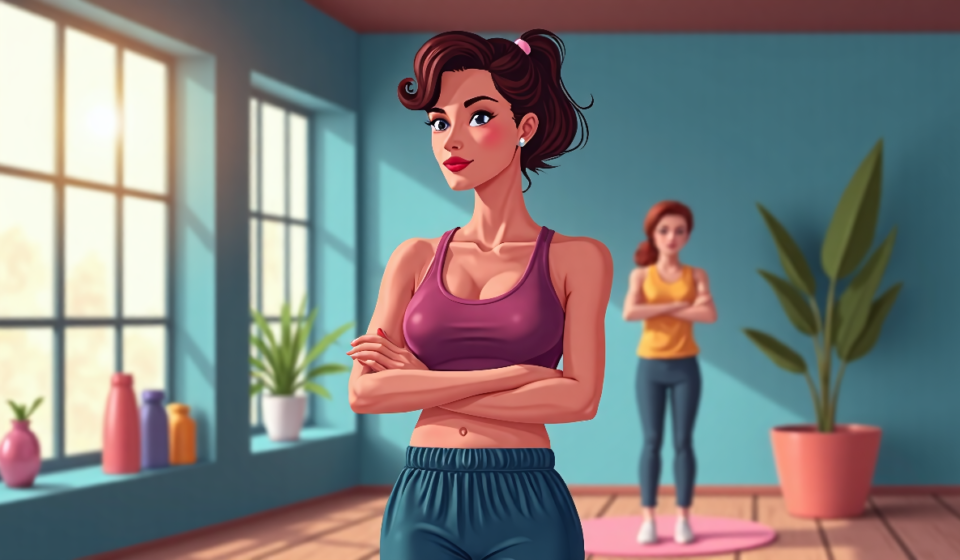 Bunnie XO Shows Off Abs After Divorce, Stuns in Tiny Crop Top — AI-generated editorial illustration