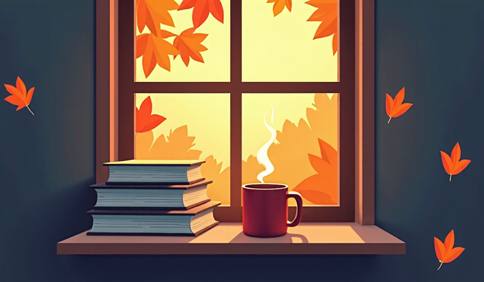 Fall’s Hottest Reads: What’s Hot on Amazon’s Book List — AI-generated editorial illustration
