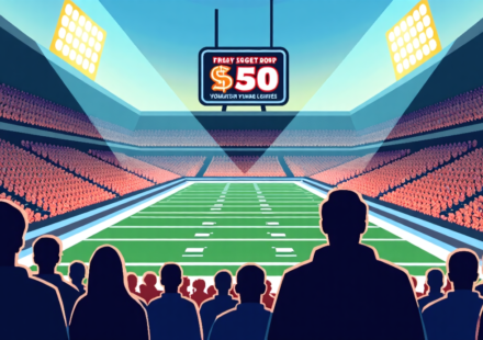 Underdog Fantasy Offers $50 Bonus for $5 Play on College Football Week 0 — AI-generated editorial illustration