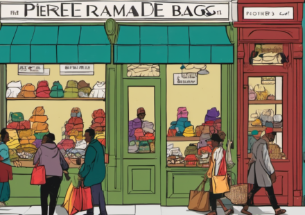 Pierre Laborde’s Harlem Workshop Becomes NYC’s New It Bag Hub — AI-generated editorial illustration